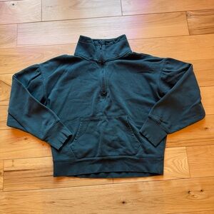 Green half zip